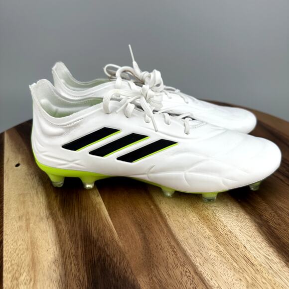 Adidas Copa Pure .1 FG Men\'s 7/ Women\'s 8 Soccer Cleats White Green HQ8971 NEW main image 5